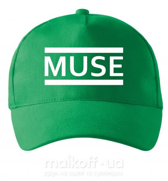 Кепка Muse logo white Зелений фото