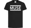 Дитяча футболка Muse logo white Чорний Дитяча футболка Muse logo white Чорний фото