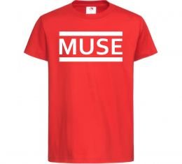 Детская футболка Muse logo white Детская футболка Muse logo white