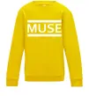 Детский Свитшот Muse logo white Солнечно желтый фото