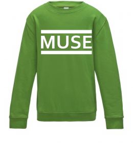 Дитячий світшот Muse logo white