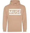 Женская толстовка (худи) Muse logo white Песочный Женская толстовка (худи) Muse logo white Песочный фото