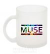 Чашка стеклянная Muse logo color Фроузен фото