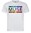 Чоловіча футболка Muse logo color Білий Чоловіча футболка Muse logo color Білий фото