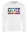 Світшот Muse logo color Білий фото