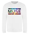 Свитшот Muse logo color Белый фото