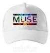 Кепка Muse logo color Білий фото