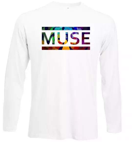 Лонгслів Muse logo color Білий фото
