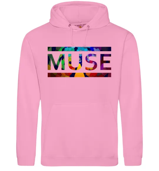 Чоловіча толстовка (худі) Muse logo color Рожевий фото