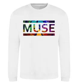 Свитшот Muse logo color Белый фото