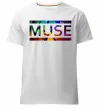 Чоловіча преміум футболка Muse logo color Білий Чоловіча преміум футболка Muse logo color Білий фото