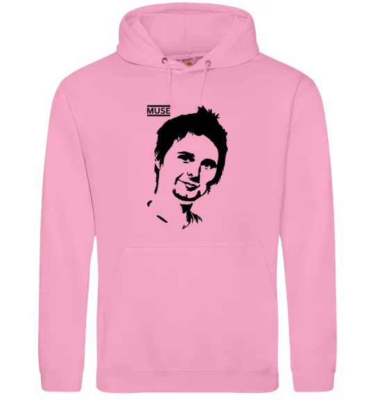 Женская толстовка (худи) Muse Matthew Bellamy Розовый фото