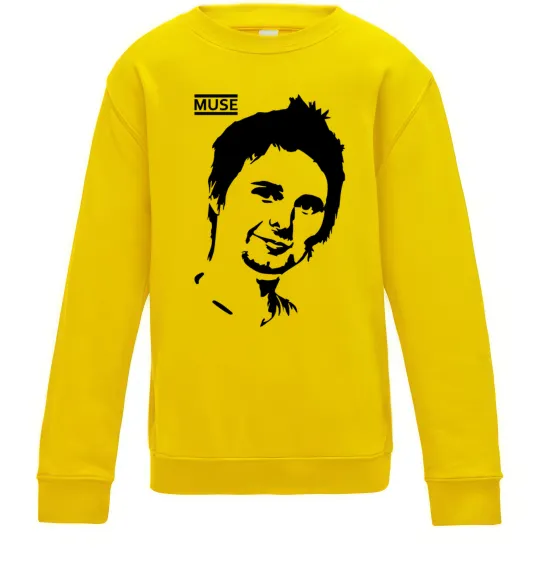 Дитячий світшот Muse Matthew Bellamy Сонячно жовтий фото