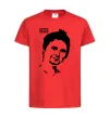 Дитяча футболка Muse Matthew Bellamy Червоний фото