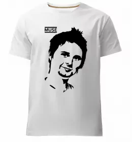 Мужская премиум футболка Muse group Белый фото
