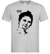 Мужская футболка Muse Matthew Bellamy Серый фото