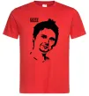 Мужская футболка Muse Matthew Bellamy Красный фото