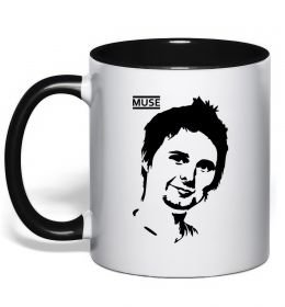 Чашка з кольоровою ручкою Muse Matthew Bellamy