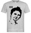 Мужская футболка Muse Matthew Bellamy Серый фото