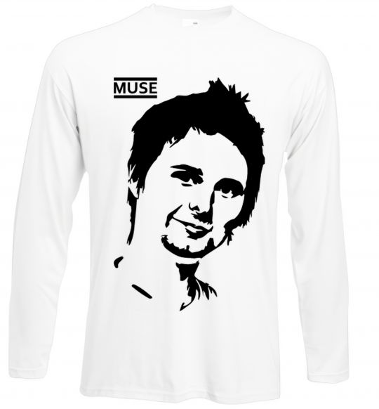 Лонгслів Muse Matthew Bellamy Білий фото