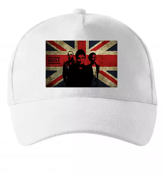 Кепка Muse flag Білий фото