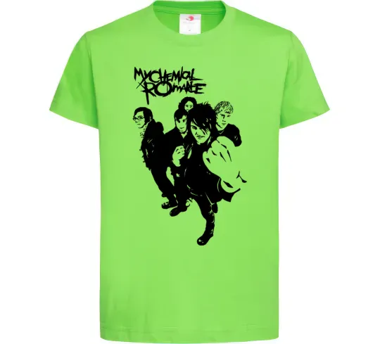 Дитяча футболка MCR Лаймовий фото