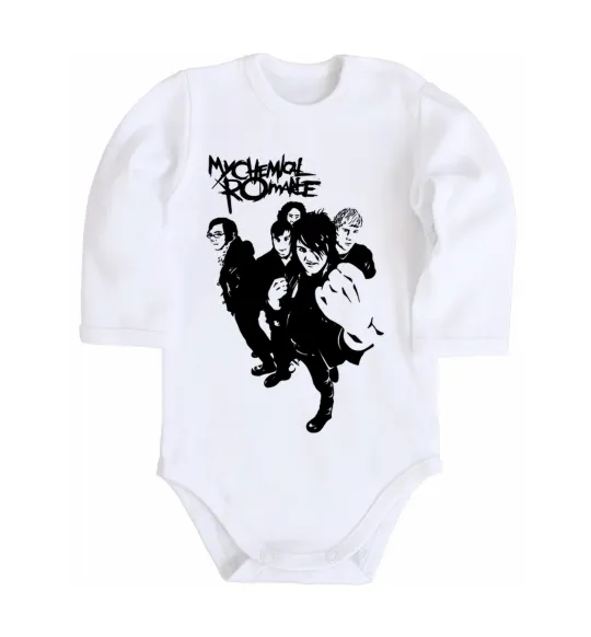 Дитячий бодік MCR Білий фото