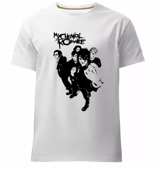 Чоловіча преміум футболка MCR Білий фото