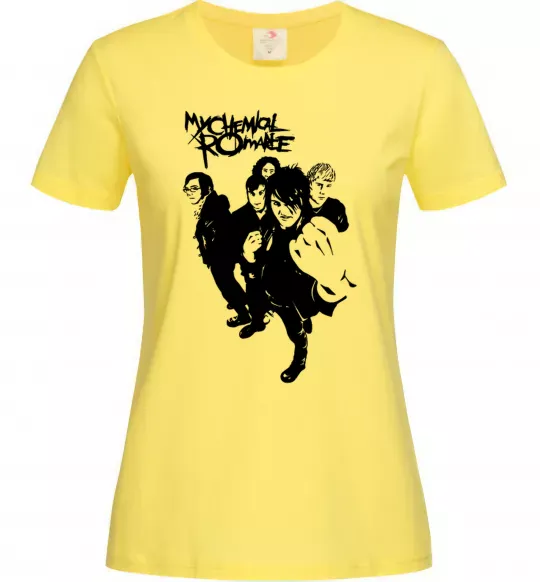 Женская футболка MCR Лимонный фото