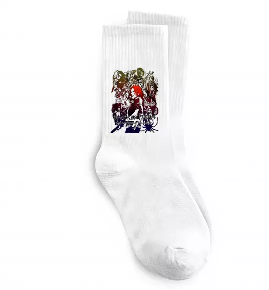 Носки My chemical romance art Белый фото