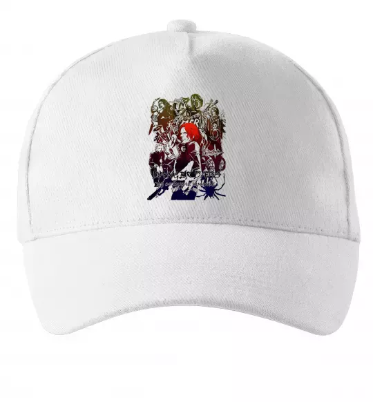 Кепка My chemical romance art Білий фото