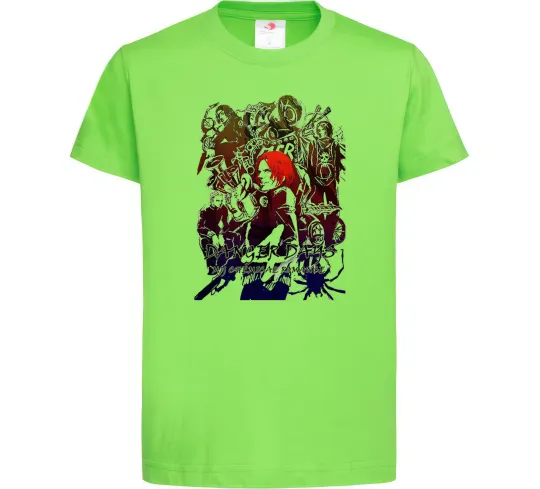 Дитяча футболка My chemical romance art Лаймовий фото