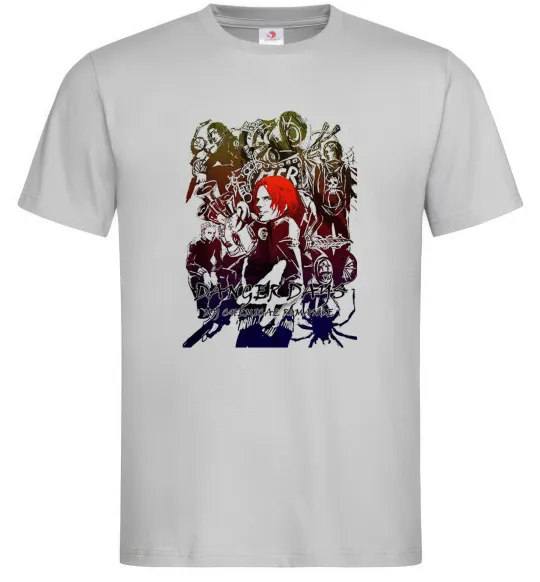 Мужская футболка My chemical romance art Серый фото