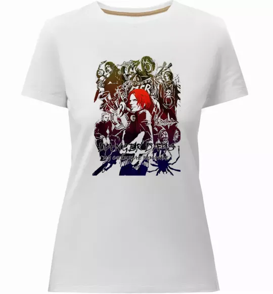 Жіноча преміум футболка My chemical romance art Білий фото