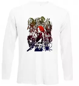 Лонгслив My chemical romance art Белый фото