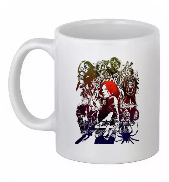 Чашка керамическая My chemical romance art Белый фото