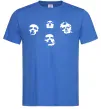 Чоловіча футболка Queen faces Яскраво-синій Чоловіча футболка Queen faces Яскраво-синій фото