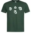 Чоловіча футболка Queen faces Темно-зелений Чоловіча футболка Queen faces Темно-зелений фото