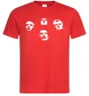 Чоловіча футболка Queen faces Червоний Чоловіча футболка Queen faces Червоний фото