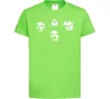 Дитяча футболка Queen faces Лаймовий Дитяча футболка Queen faces Лаймовий фото