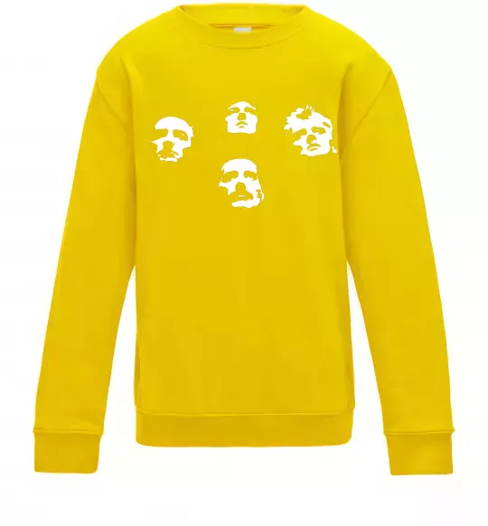 Детский Свитшот Queen faces Солнечно желтый фото