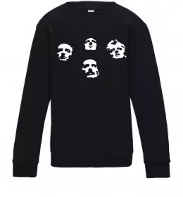 Детский Свитшот Queen logo Черный фото