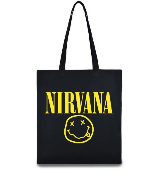 Эко-сумка Nirvana logo Черный фото