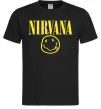 Мужская футболка Nirvana logo Черный фото