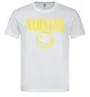 Мужская футболка Nirvana logo Белый фото