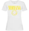 Женская футболка Nirvana logo Белый Женская футболка Nirvana logo Белый фото