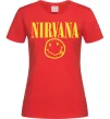 Женская футболка Nirvana logo Красный Женская футболка Nirvana logo Красный фото