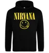 Женская толстовка (худи) Nirvana logo Черный Женская толстовка (худи) Nirvana logo Черный фото