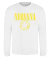 Свитшот Nirvana logo Белый фото