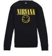 Детский Свитшот Nirvana logo Черный Детский Свитшот Nirvana logo Черный фото